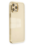 Apple iPhone 12 Pro Max Kılıf Element Silikon - Gold