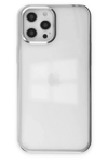 Apple iPhone 12 Pro Max Kılıf Element Silikon - Gümüş