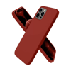 Apple iPhone 12 Pro Max Kılıf First Silikon - Bordo