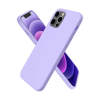Apple iPhone 12 Pro Max Kılıf First Silikon - Lila