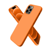 Apple iPhone 12 Pro Max Kılıf First Silikon - Turuncu