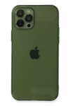 Apple iPhone 12 Pro Max Kılıf Fly Lens Silikon - Yeşil