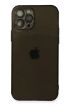 Apple iPhone 12 Pro Max Kılıf Fly Lens Silikon - Siyah