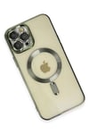 Apple iPhone 12 Pro Max Kılıf Kross Magneticsafe Kapak - Koyu Yeşil