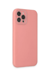 Apple iPhone 12 Pro Max Kılıf Lansman Glass Kapak - Pembe