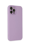 Apple iPhone 12 Pro Max Kılıf Lansman Glass Kapak - Lila