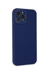 Apple iPhone 12 Pro Max Kılıf Lansman Glass Kapak - Sky Blue