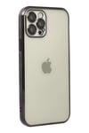 Apple iPhone 12 Pro Max Kılıf Lensli Silikon - Siyah