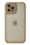 Apple iPhone 12 Pro Max Kılıf Liva Lens Silikon - Lila