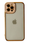 Apple iPhone 12 Pro Max Kılıf Liva Lens Silikon - Rose