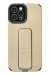 Apple iPhone 12 Pro Max Kılıf Mega Standlı Silikon - Gold