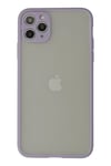 Apple iPhone 12 Pro Max Kılıf Montreal Silikon Kapak - Mor