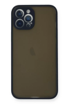 Apple iPhone 12 Pro Max Kılıf Montreal Silikon Kapak - Lacivert