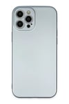 Apple iPhone 12 Pro Max Kılıf Nano içi Kadife Silikon - Sky Blue
