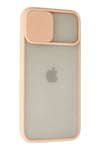 Apple iPhone 12 Pro Max Kılıf Palm Buzlu Kamera Sürgülü Silikon - Pembe