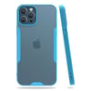 Apple iPhone 12 Pro Max Kılıf Platin Silikon - Mavi