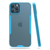 Apple iPhone 12 Pro Max Kılıf Platin Silikon - Mavi
