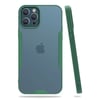Apple iPhone 12 Pro Max Kılıf Platin Silikon - Yeşil