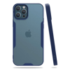 Apple iPhone 12 Pro Max Kılıf Platin Silikon - Lacivert