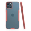 Apple iPhone 12 Pro Max Kılıf Platin Silikon - Pembe