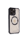 Apple iPhone 12 Pro Max Kılıf Prag Magneticsafe Kapak - Siyah