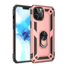 Apple iPhone 12 Pro Max Kılıf Sofya Yüzüklü Silikon Kapak - Rose