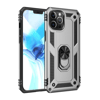 Apple iPhone 12 Pro Max Kılıf Sofya Yüzüklü Silikon Kapak - Gümüş