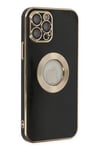 Apple iPhone 12 Pro Max Kılıf Store Silikon - Siyah