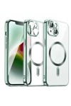Apple iPhone 13 Kılıf Kross Magneticsafe Kapak - Koyu Yeşil