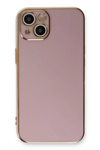 Apple iPhone 13 Kılıf Volet Silikon - Mor