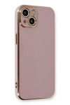 Apple iPhone 13 Kılıf Volet Silikon - Mor