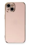 Apple iPhone 13 Kılıf Volet Silikon - Pembe