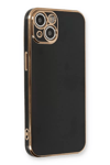 Apple iPhone 13 Kılıf Volet Silikon - Siyah