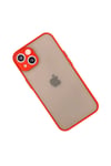 Apple iPhone 13 Mini Kılıf Montreal Silikon Kapak - Kırmızı