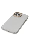 Apple iPhone 13 Pro Kılıf Anka PC Sert Metal Kapak - Şeffaf