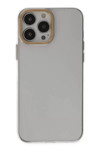 Apple iPhone 13 Pro Kılıf Anka PC Sert Metal Kapak - Şeffaf