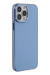 Apple iPhone 13 Pro Kılıf Anka PC Sert Metal Kapak - Mavi