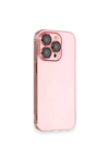 Apple iPhone 13 Pro Kılıf Armada Lensli Kapak - Rose Gold