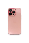 Apple iPhone 13 Pro Kılıf Armada Lensli Kapak - Rose Gold