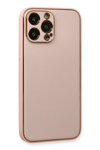 Apple iPhone 13 Pro Kılıf Coco Deri Silikon Kapak - Pembe