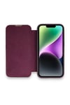 Apple iPhone 13 Pro Kılıf Dolpin Kapaklı - Derin Mor