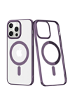 Apple iPhone 13 Pro Kılıf Element Magneticsafe Sert Kapak - Derin Mor