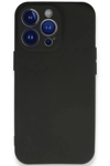 Apple iPhone 13 Pro Kılıf First Silikon - Siyah