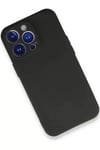 Apple iPhone 13 Pro Kılıf First Silikon - Siyah