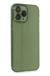 Apple iPhone 13 Pro Kılıf Fly Lens Silikon - Yeşil