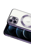 Apple iPhone 13 Pro Kılıf Kross Magneticsafe Kapak - Mor