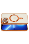 Apple iPhone 13 Pro Kılıf Kross Magneticsafe Kapak - Turuncu