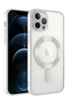 Apple iPhone 13 Pro Kılıf Kross Magneticsafe Kapak - Gümüş