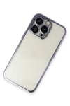 Apple iPhone 13 Pro Kılıf Lensli Silikon - Mor