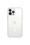 Apple iPhone 13 Pro Kılıf Magneticsafe Şeffaf Silikon - Şeffaf